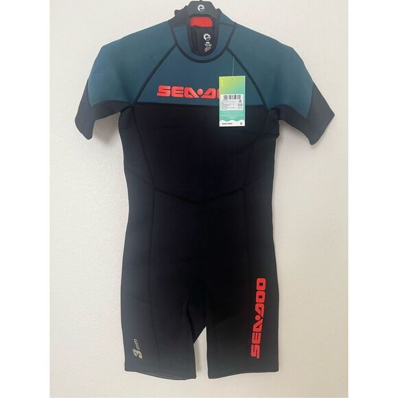 Sea-Doo Men's 3 Mm Escape Shorty Wetsuit NEW NWT - Picture 4 of 9